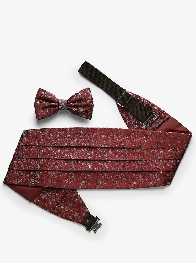 Silk Geometric Cummerbund - Buy online | John Henric