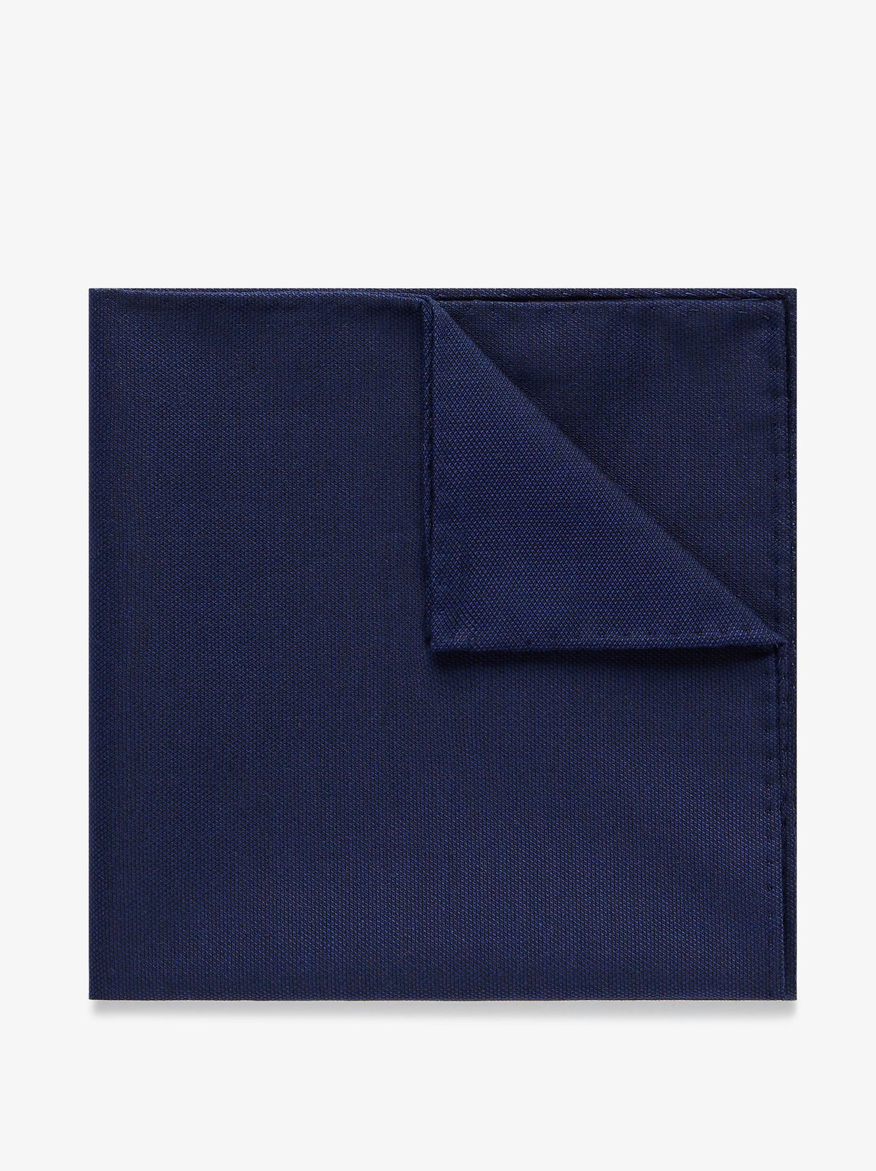 Dark Blue Pocket Square Cotton