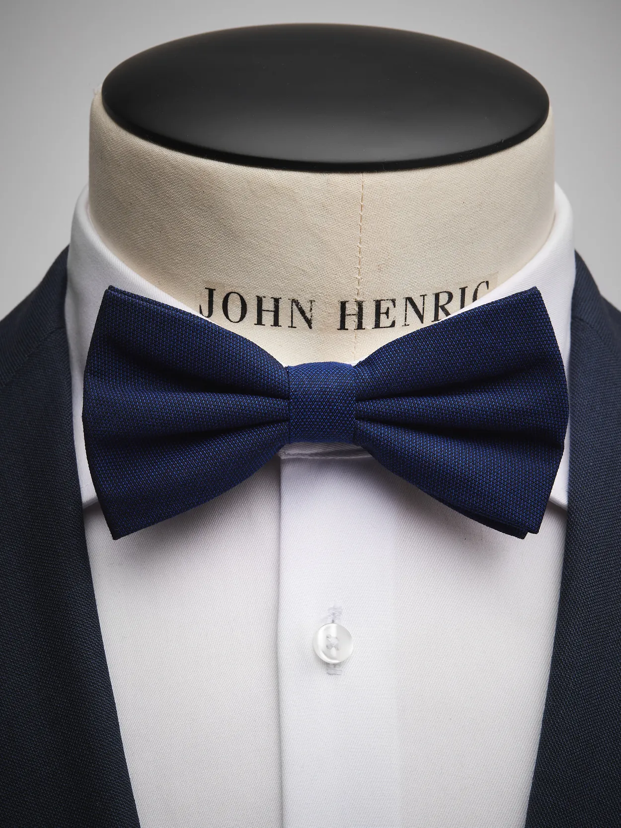 Dark Blue Bow Tie Cotton