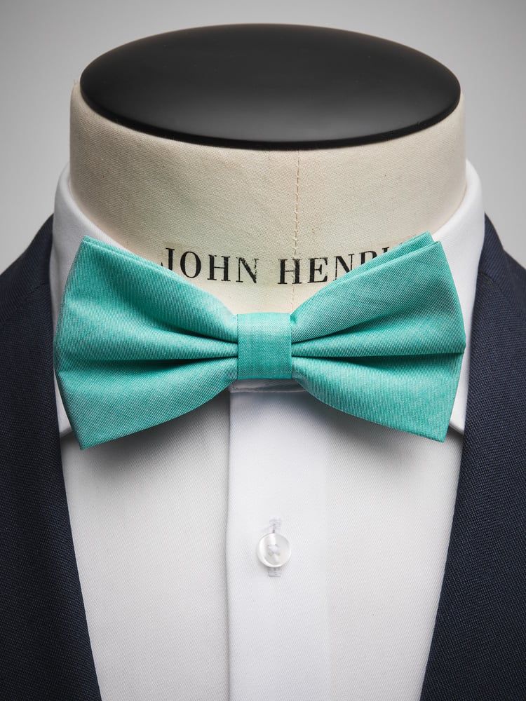 Mint Green Bow Tie