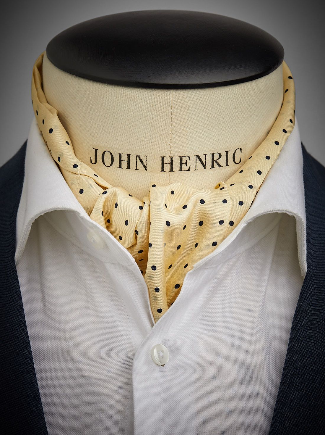 Yellow Ascot Dotted