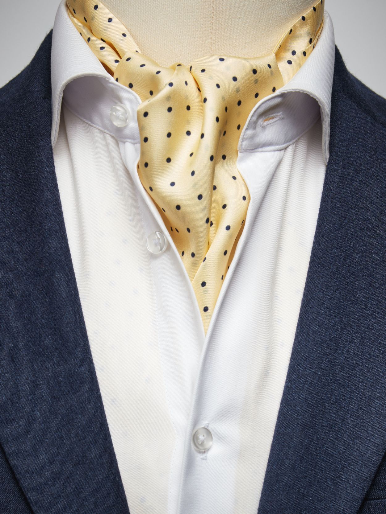 Yellow Ascot Dotted