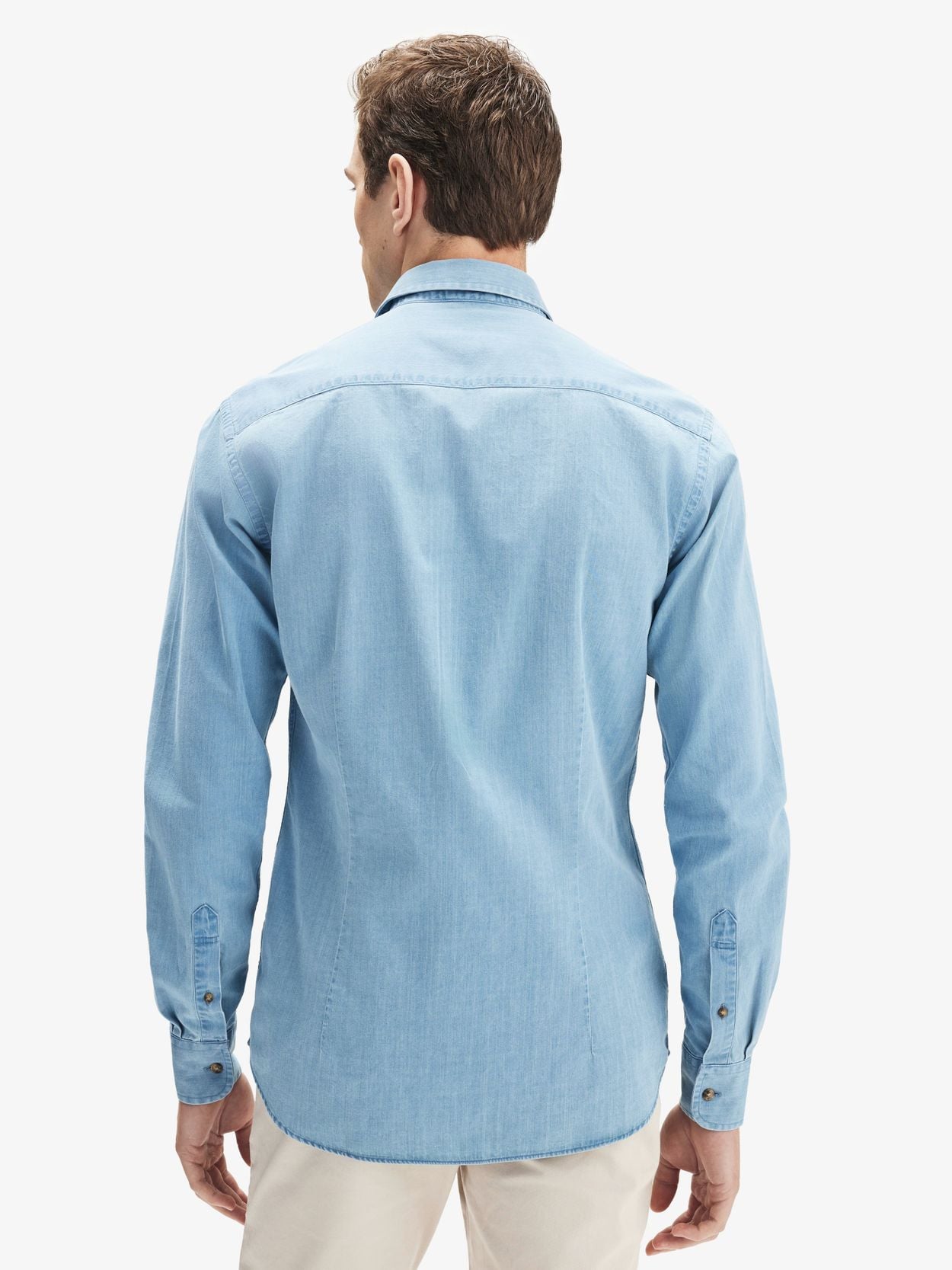 blue dress for baby girl Roper Mens Long Sleeve Snap Dark Blue Denim Western Shirt main image 0