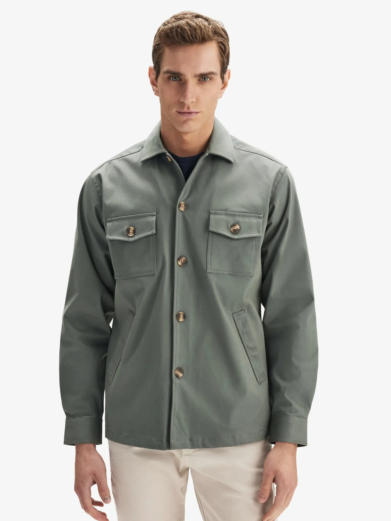 Grön Overshirt