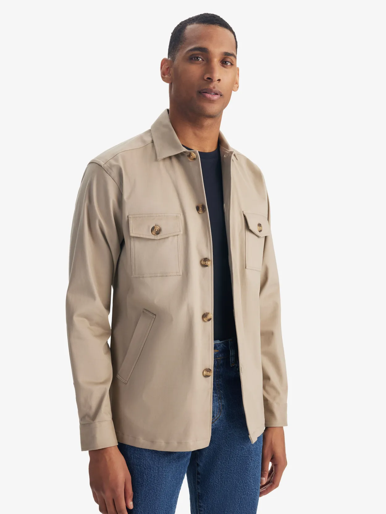 Beige Overshirt