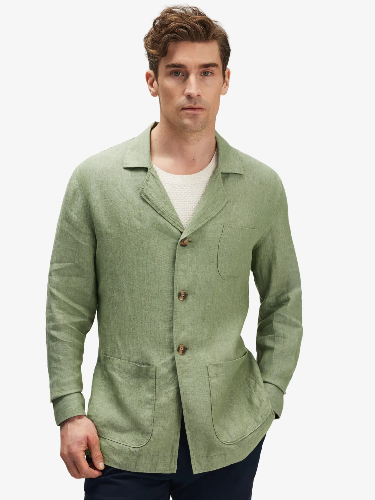 Mens dress cheap shirt jacket