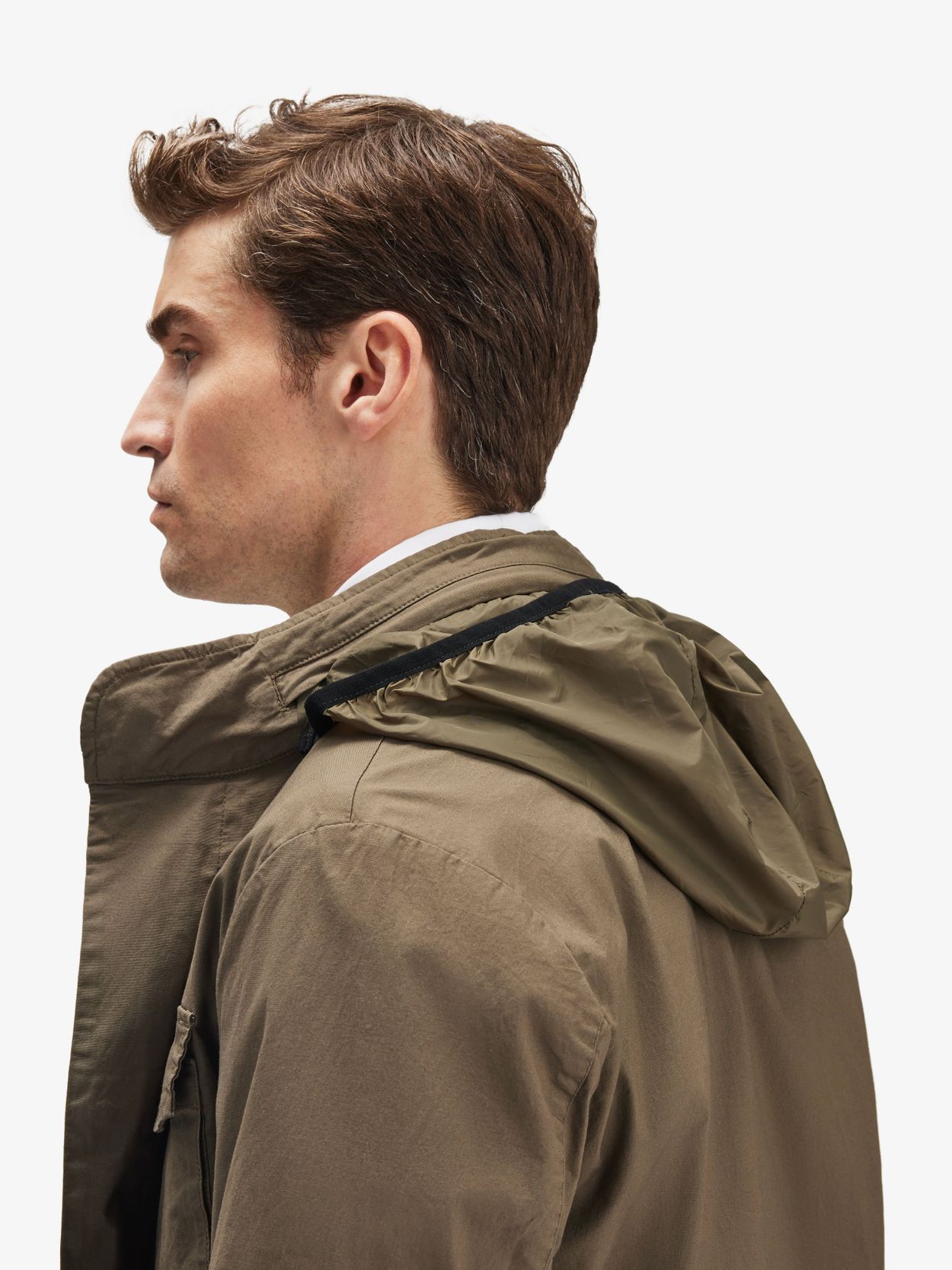 Green sales field coat