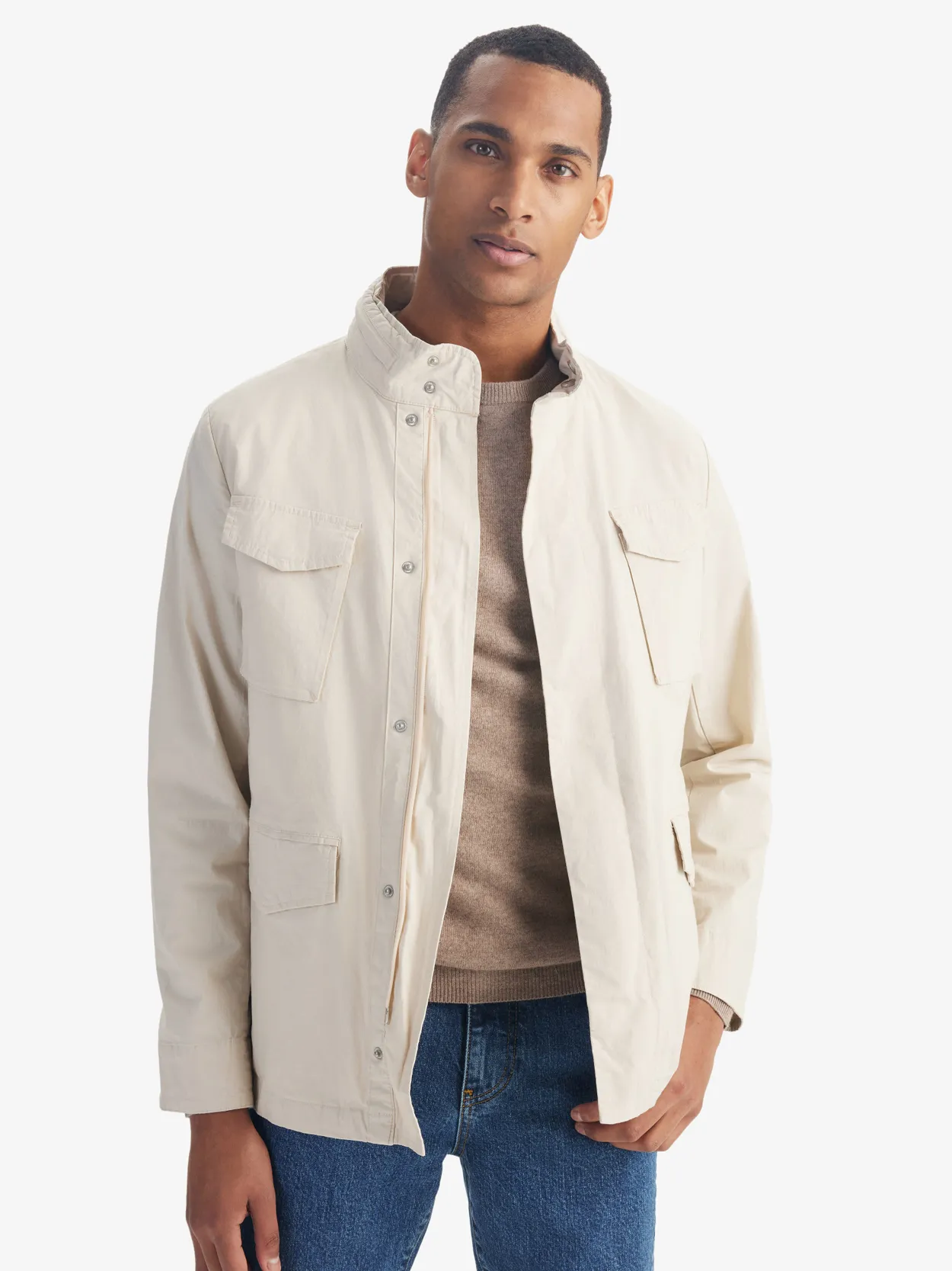 Hellbeige Feldjacke