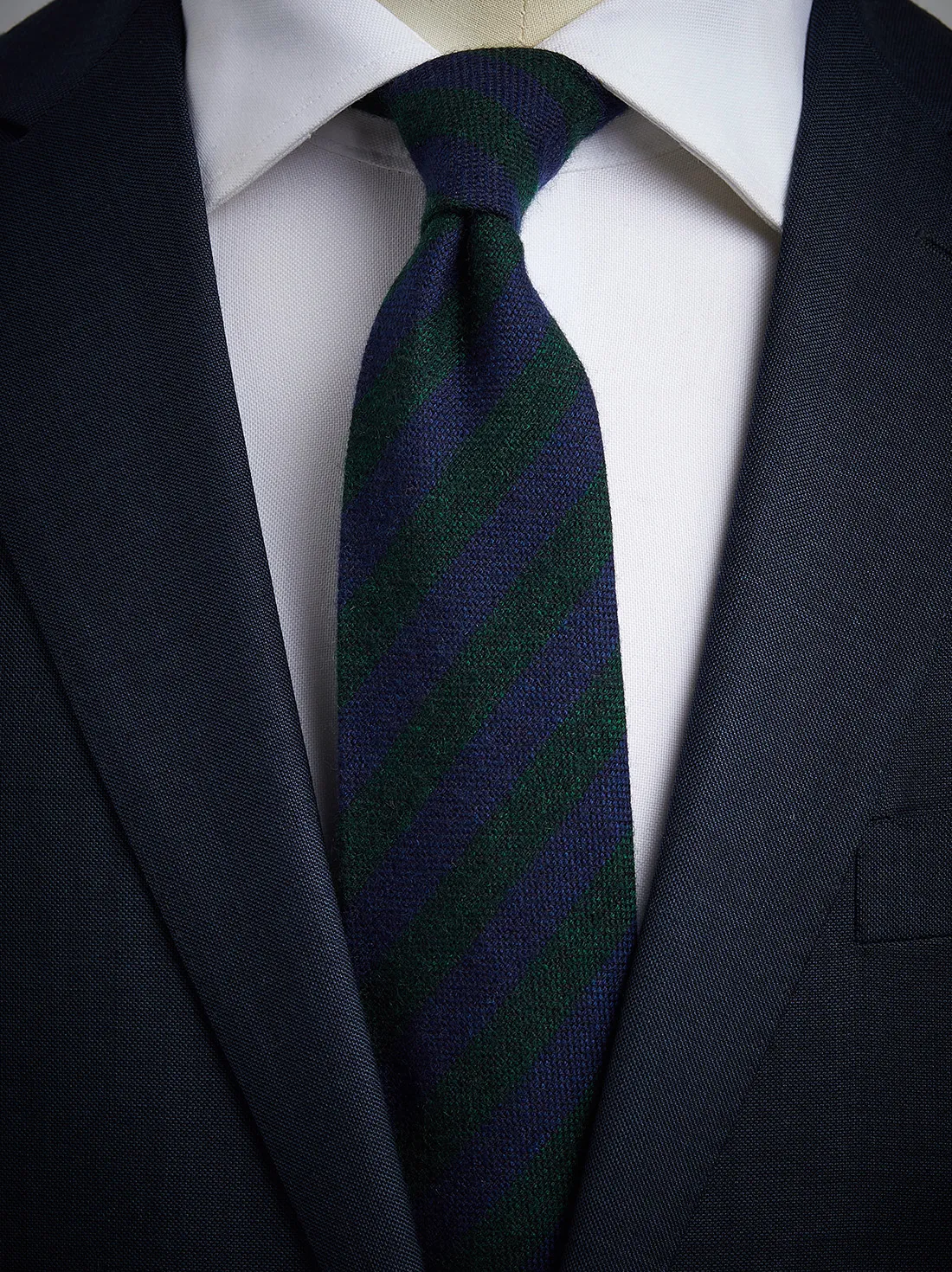 Blue & Green Cashmere Tie