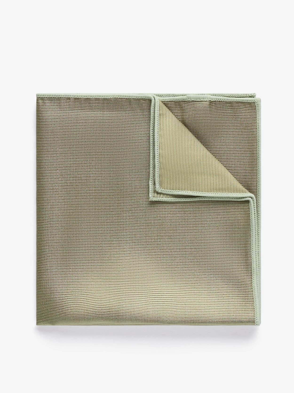 Light Green Pocket Square Plain