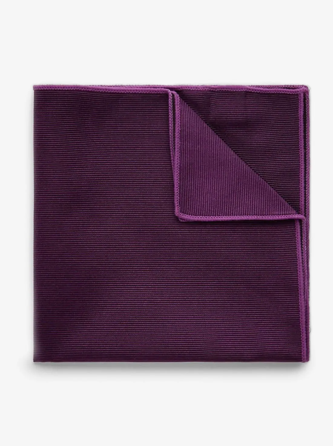 Purple Pocket Square Plain