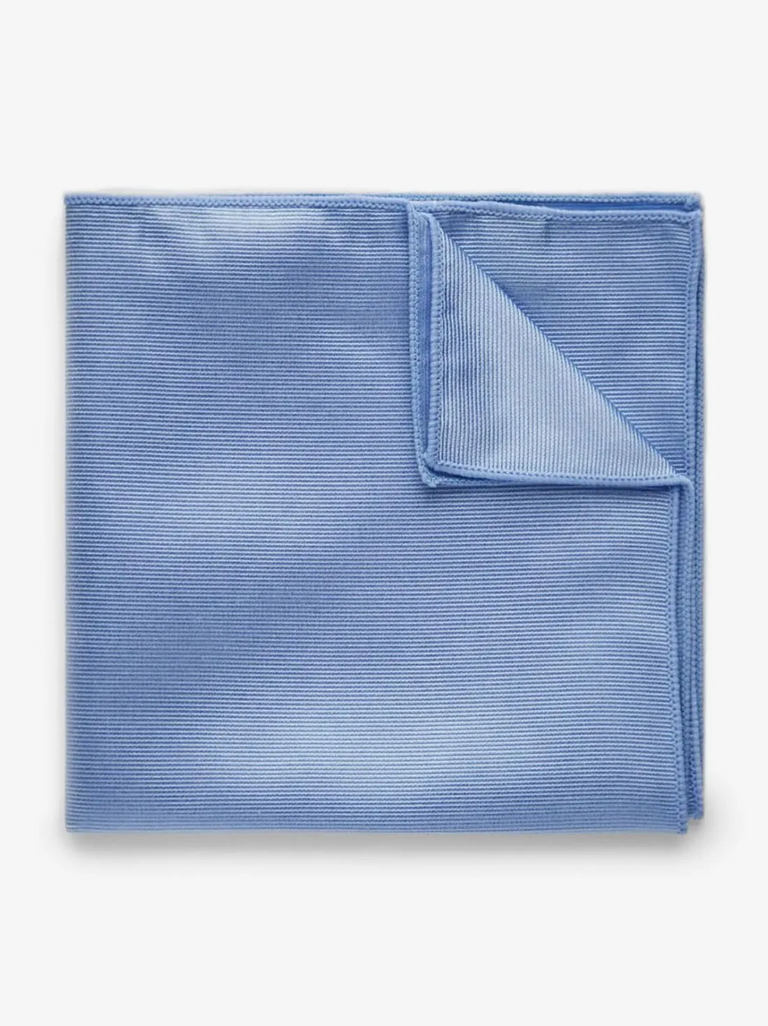 Light Blue Pocket Square Plain