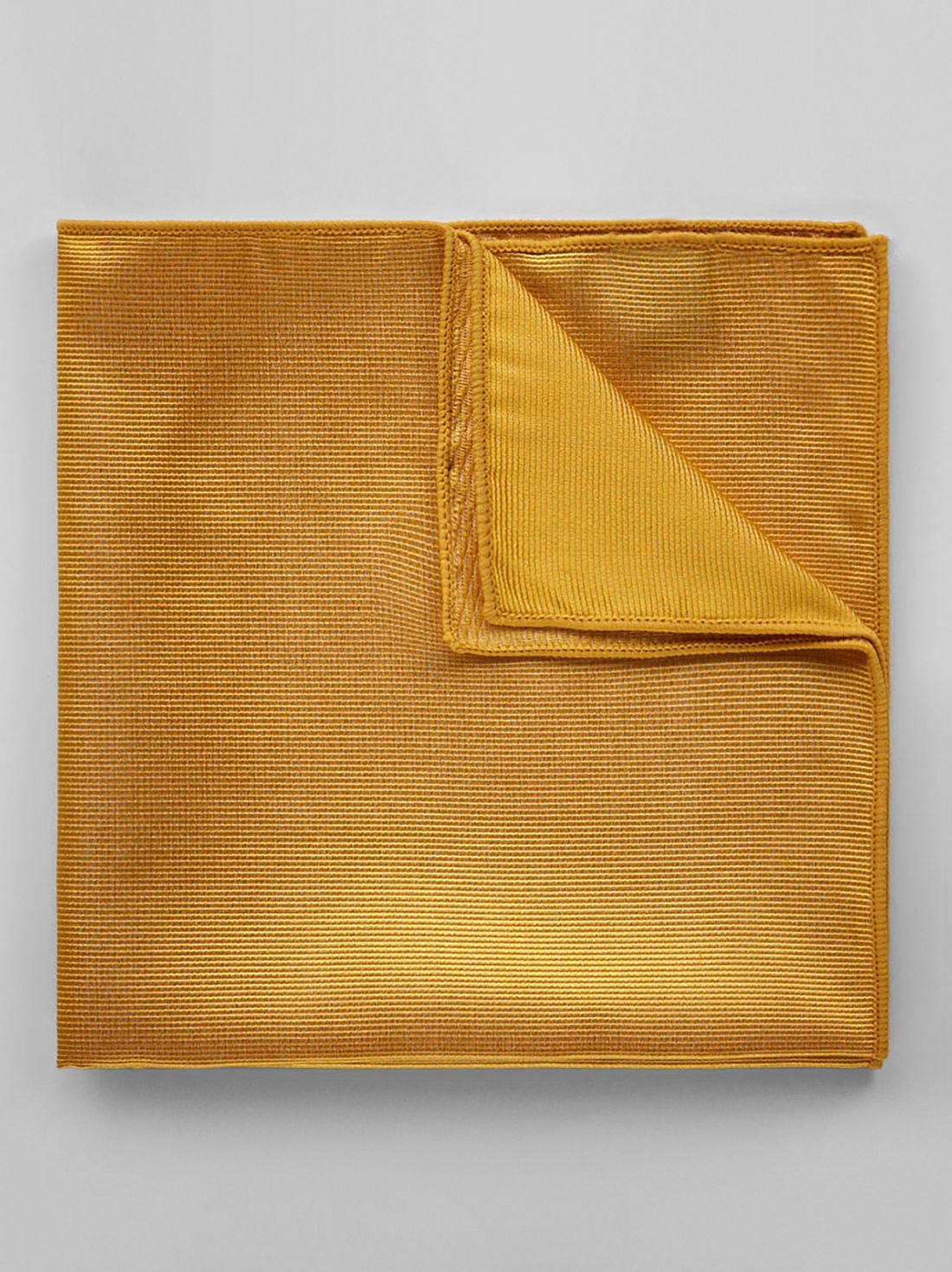 Gold Pocket Square Plain