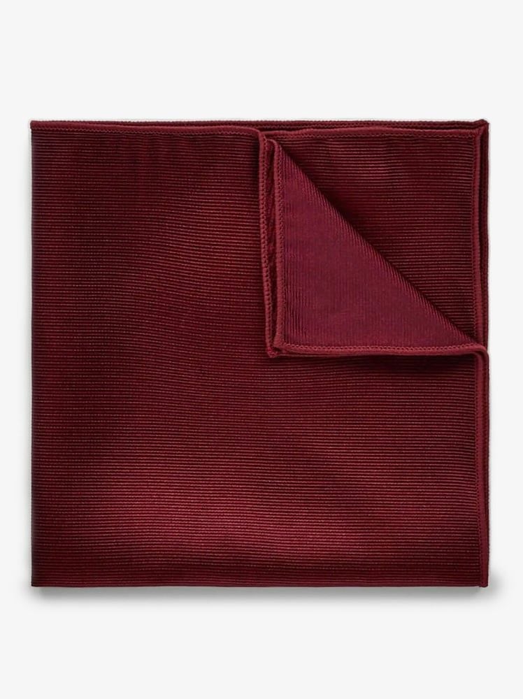 Burgundy Pocket Square