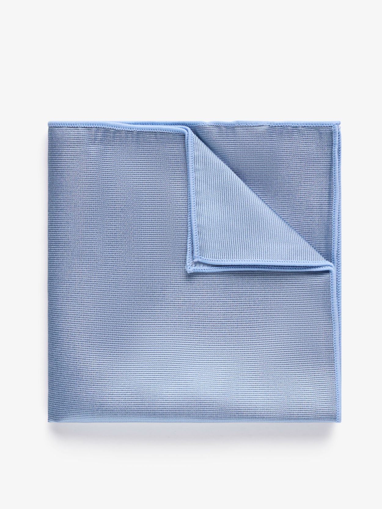 Blue Pocket Square Plain