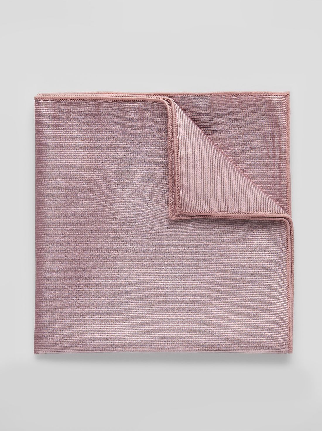 Dusty Pink Pocket Square Plain