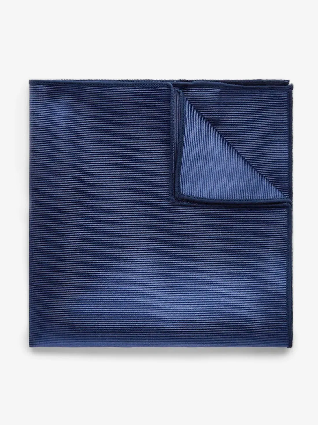 Blue Pocket Square Plain