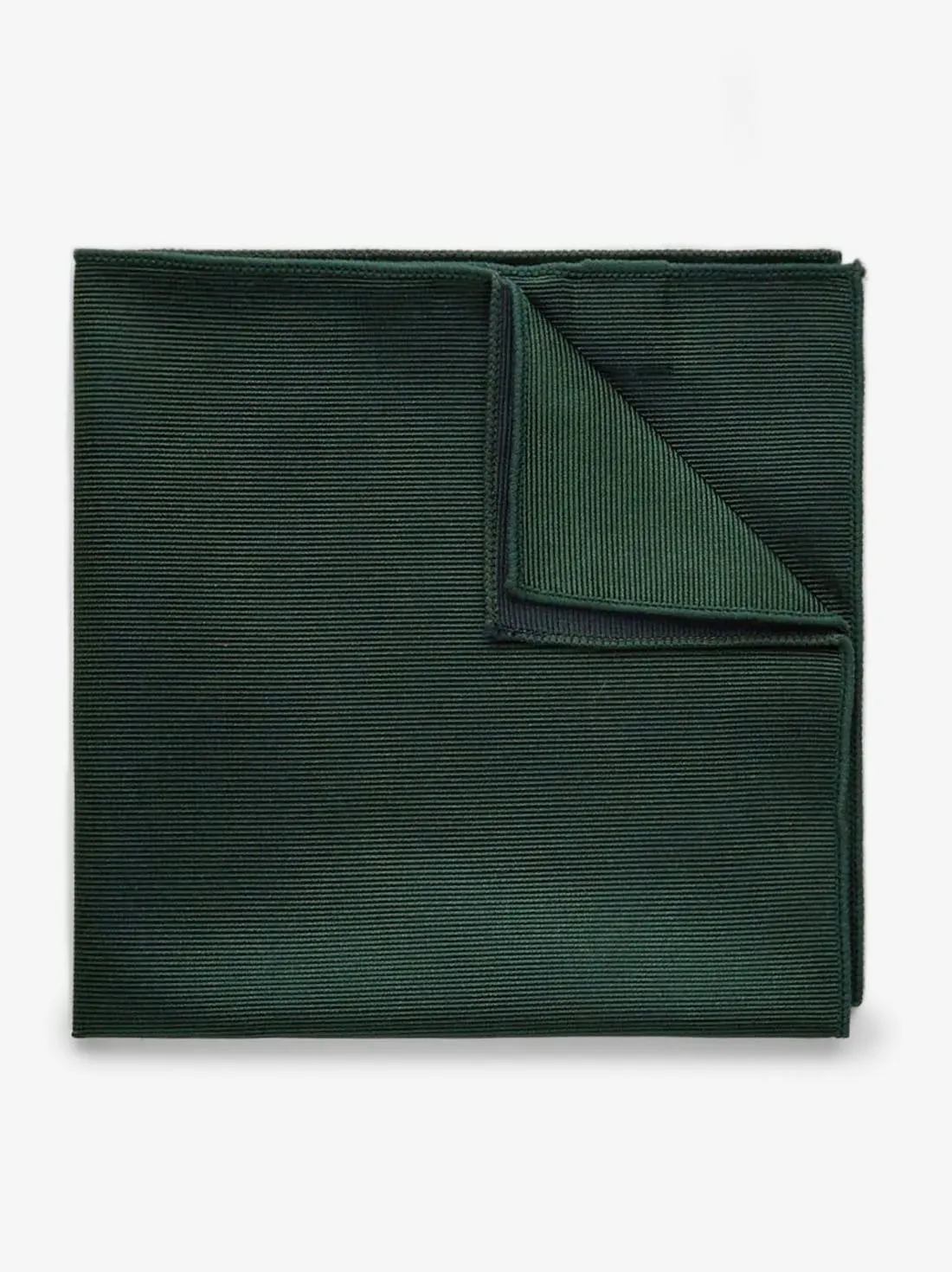 Green Pocket Square Plain