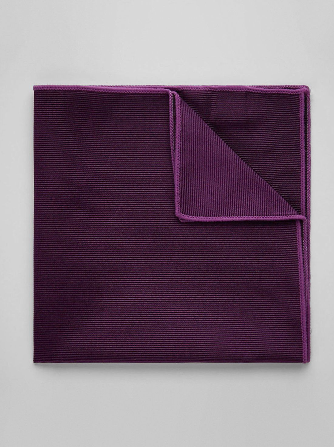 Purple Pocket Square Plain