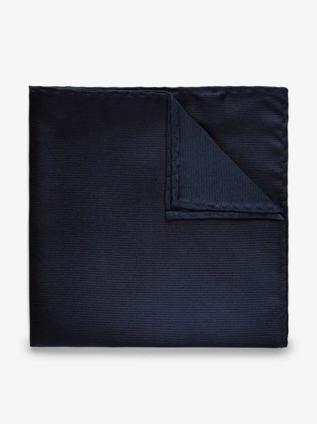 Dark Blue Pocket Square Plain