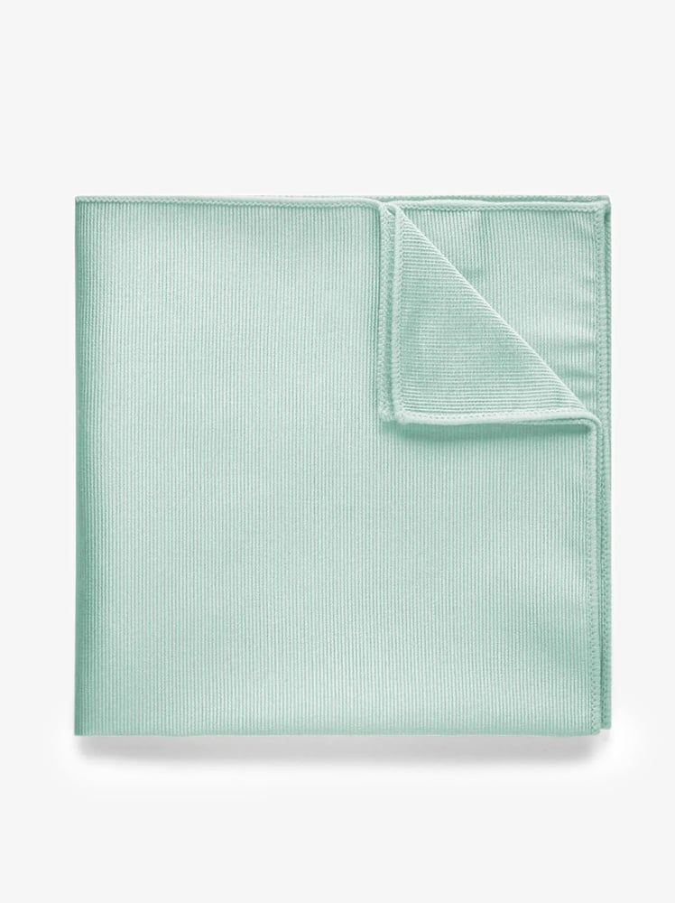 Mint Green  Pocket Square Plain