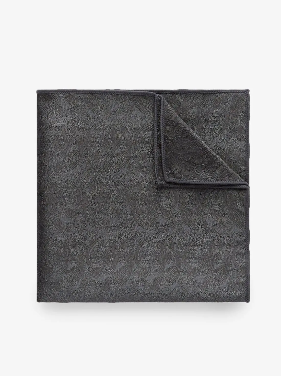 Dark Grey Pocket Square Formal