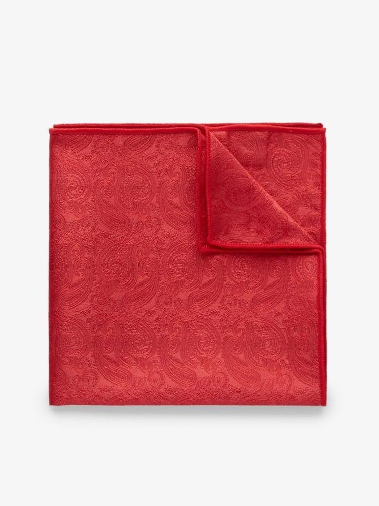 Red Pocket Square