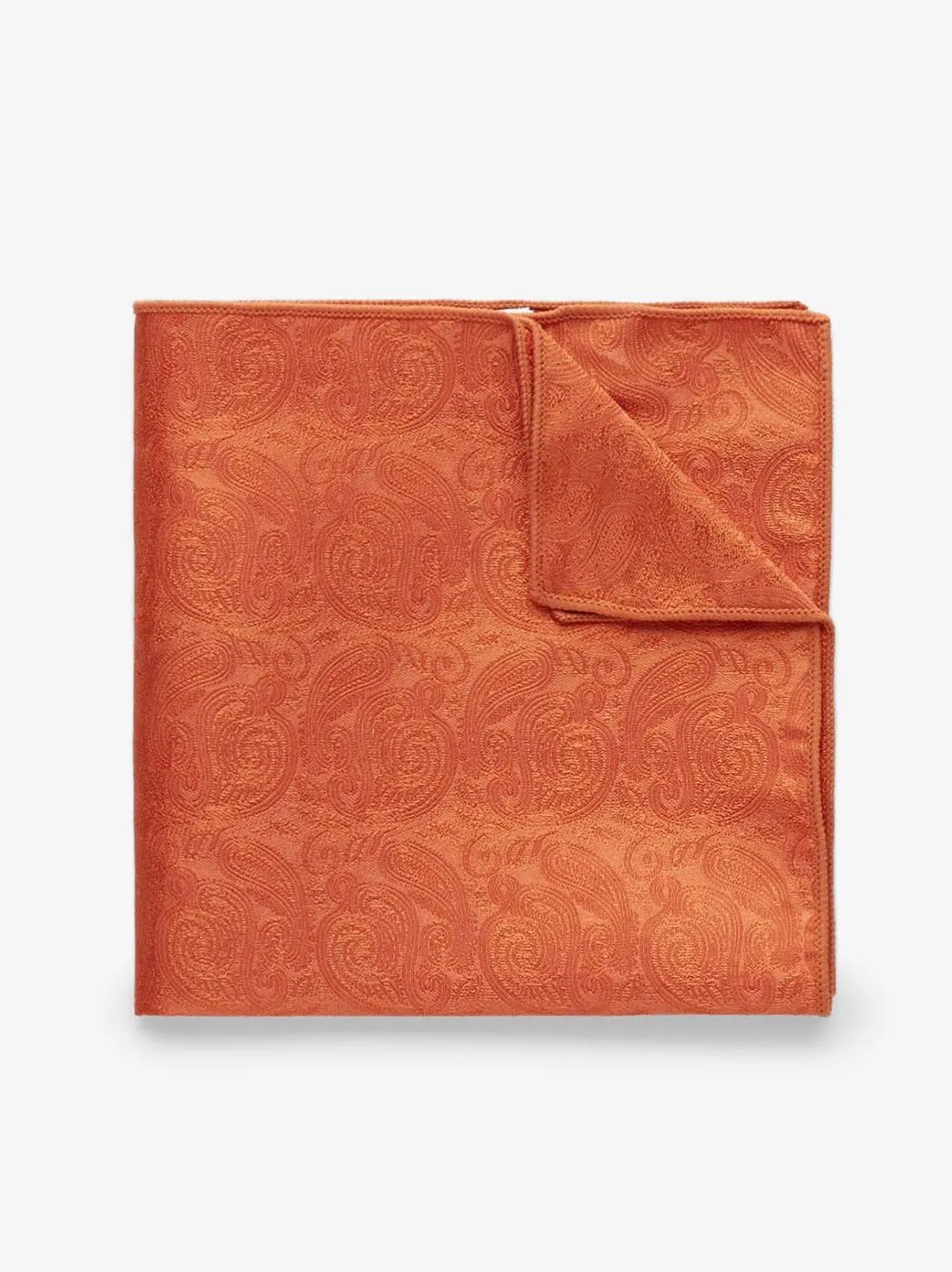 Orange Pocket Square Formal