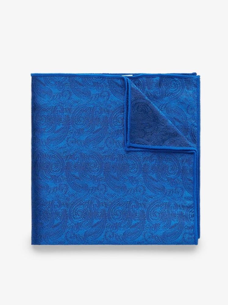 Blue Pocket Square Formal
