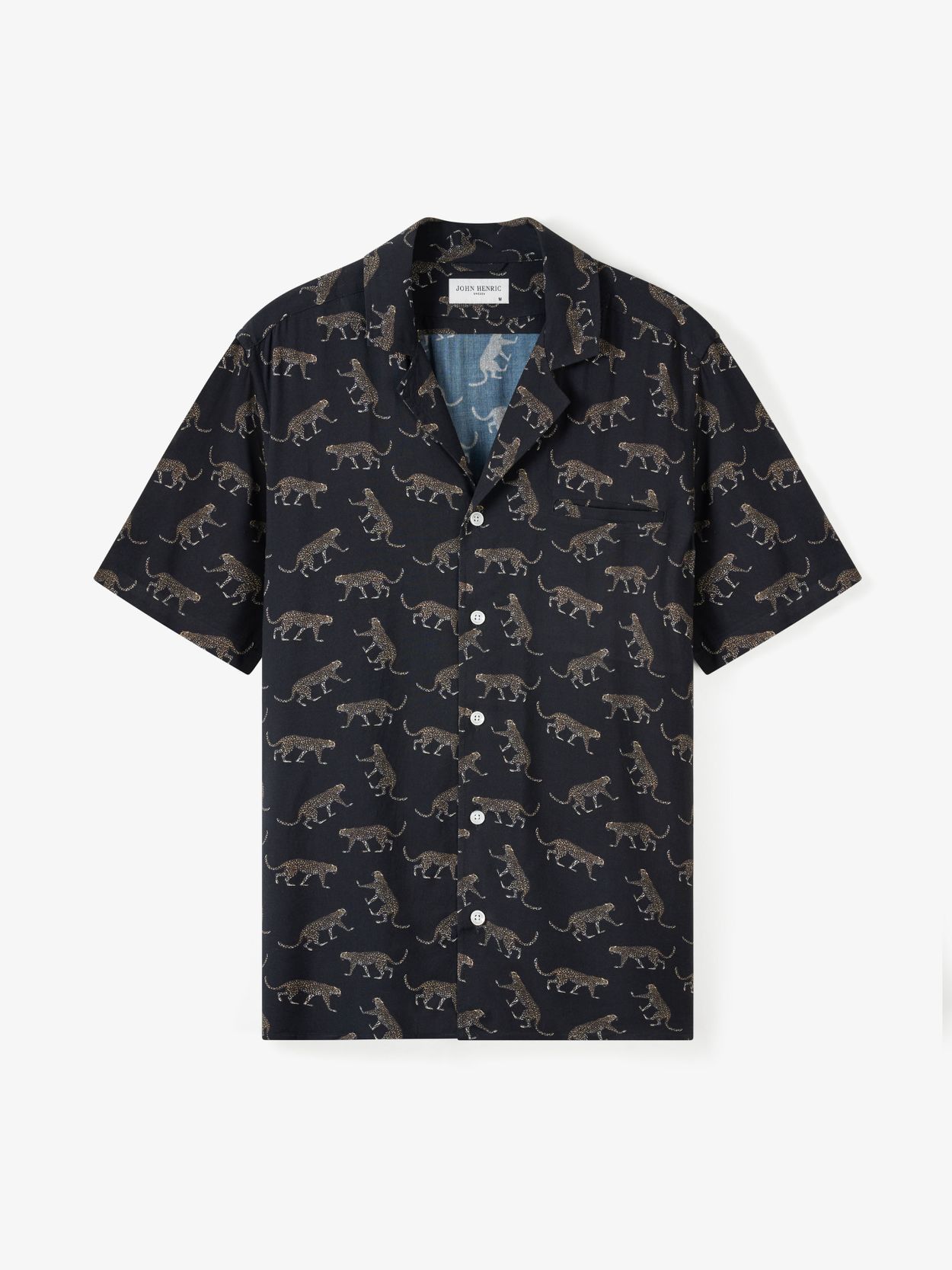 Chemise Hawaienne Noire Acheter en ligne John Henric