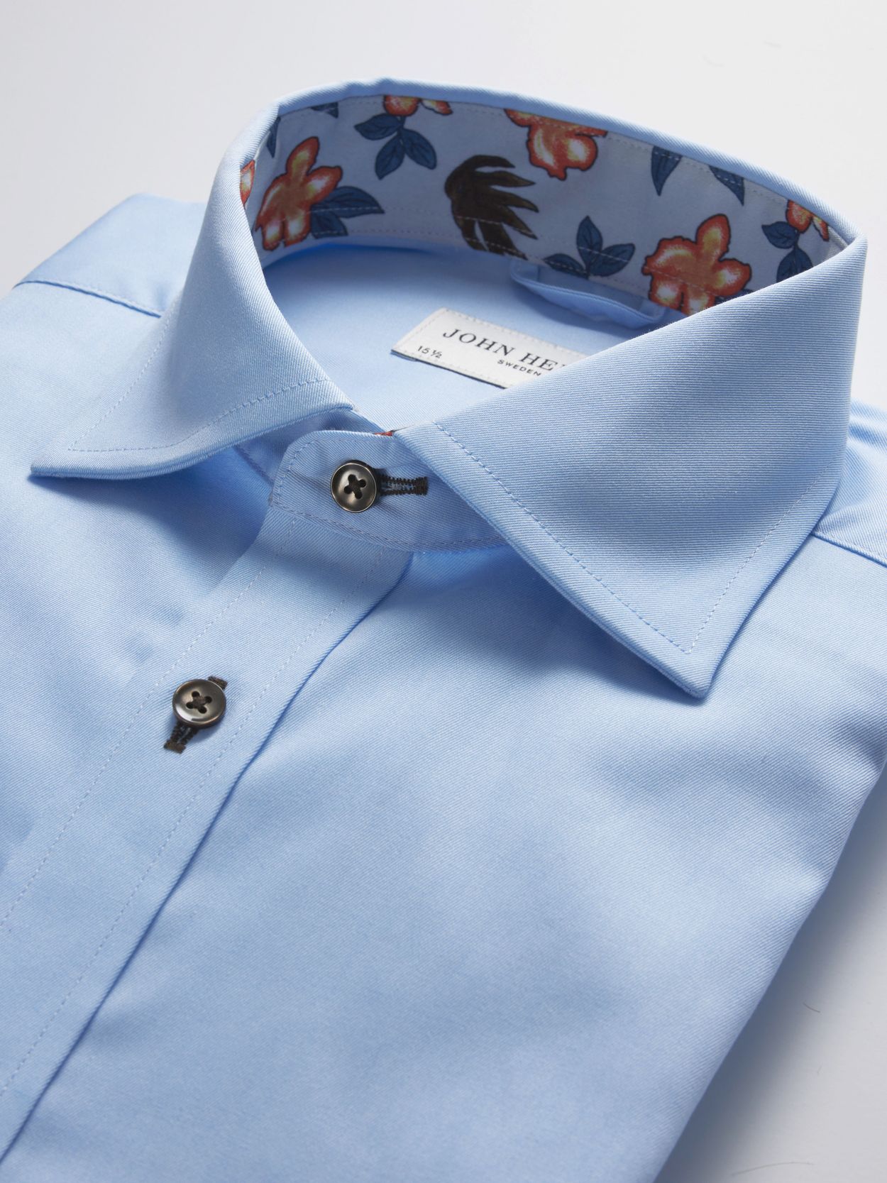 Light Blue Cotton Free Performance Twill Shirts by Proper Cloth