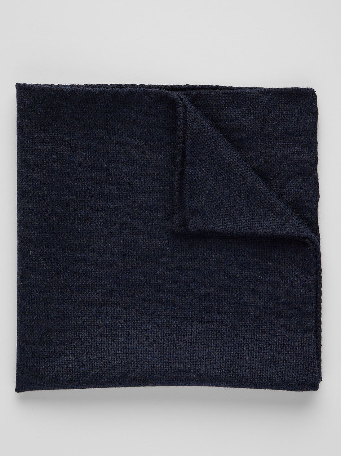 Dark Blue Cashmere Pocket Square
