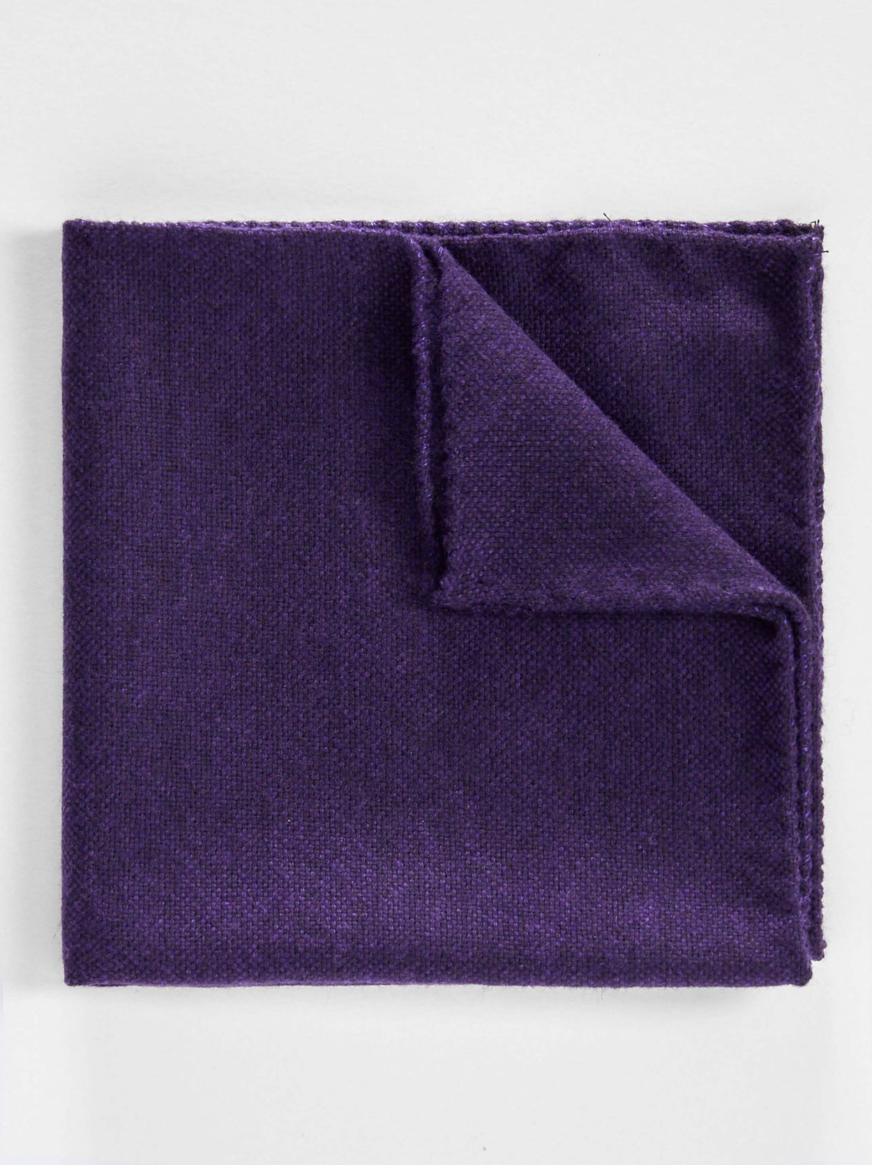 Purple Cashmere Pocket Square