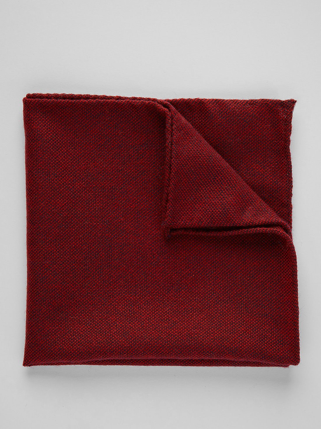 Red Cashmere Pocket Square