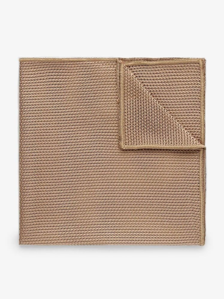 Beige Grenadine Pocket Square