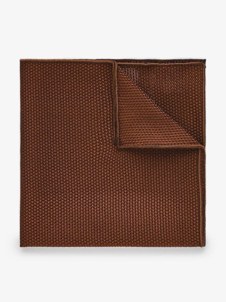 Dark Orange Grenadine Pocket Square