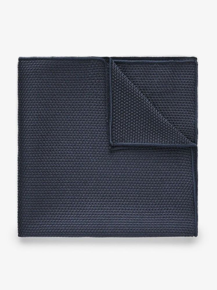Dark Blue Grenadine Pocket Square