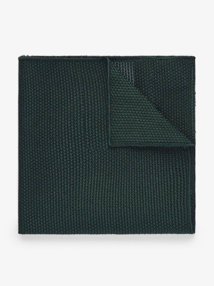 Green Grenadine Pocket Square