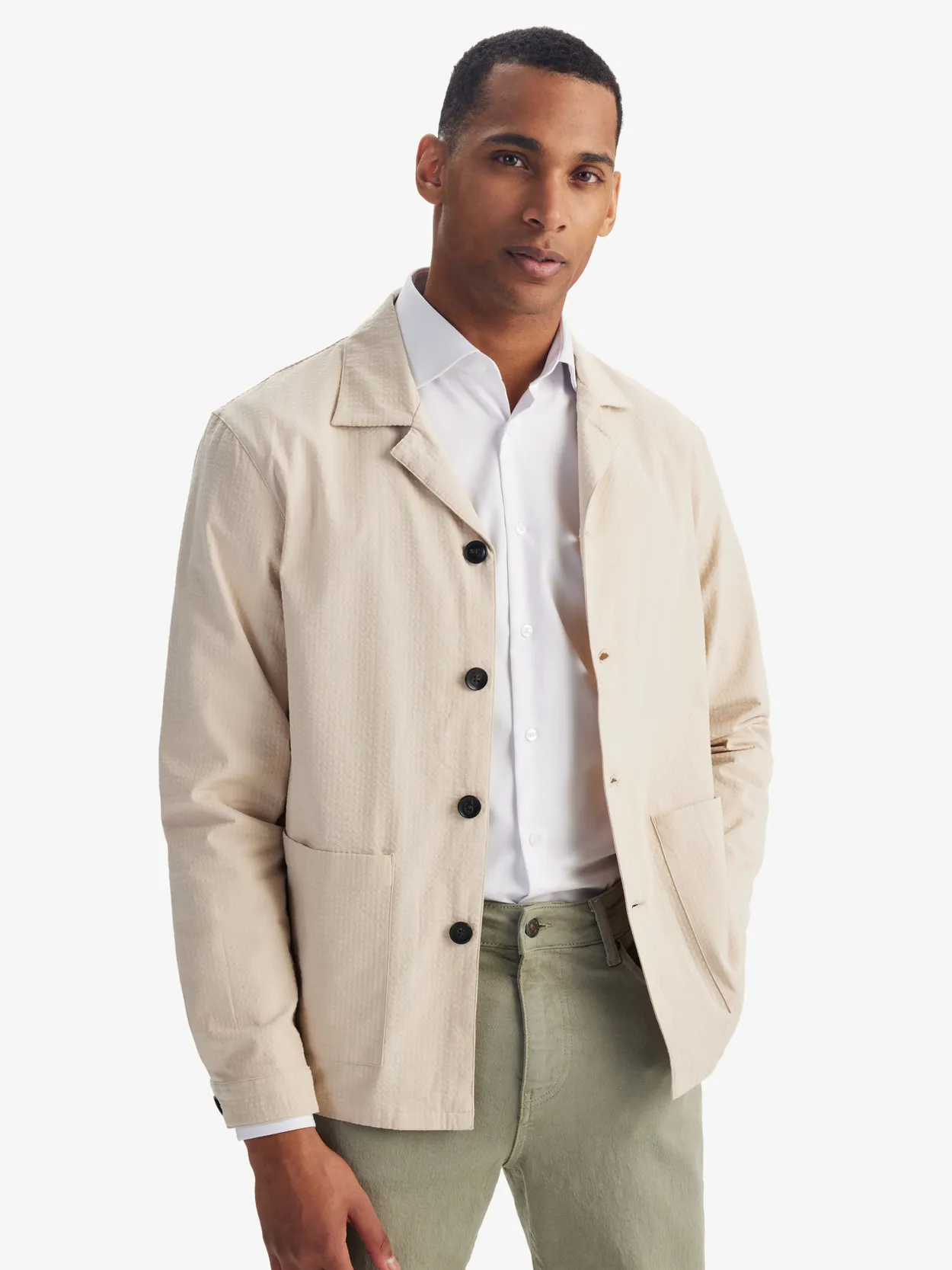 Beige 2024 shirt jacket