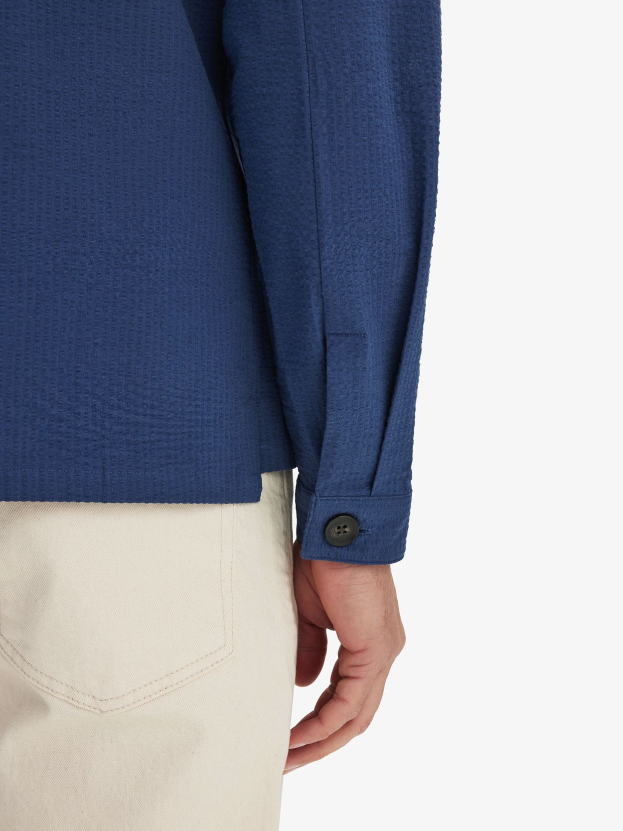 Seersucker Shirt Jacket - Buy online | John Henric