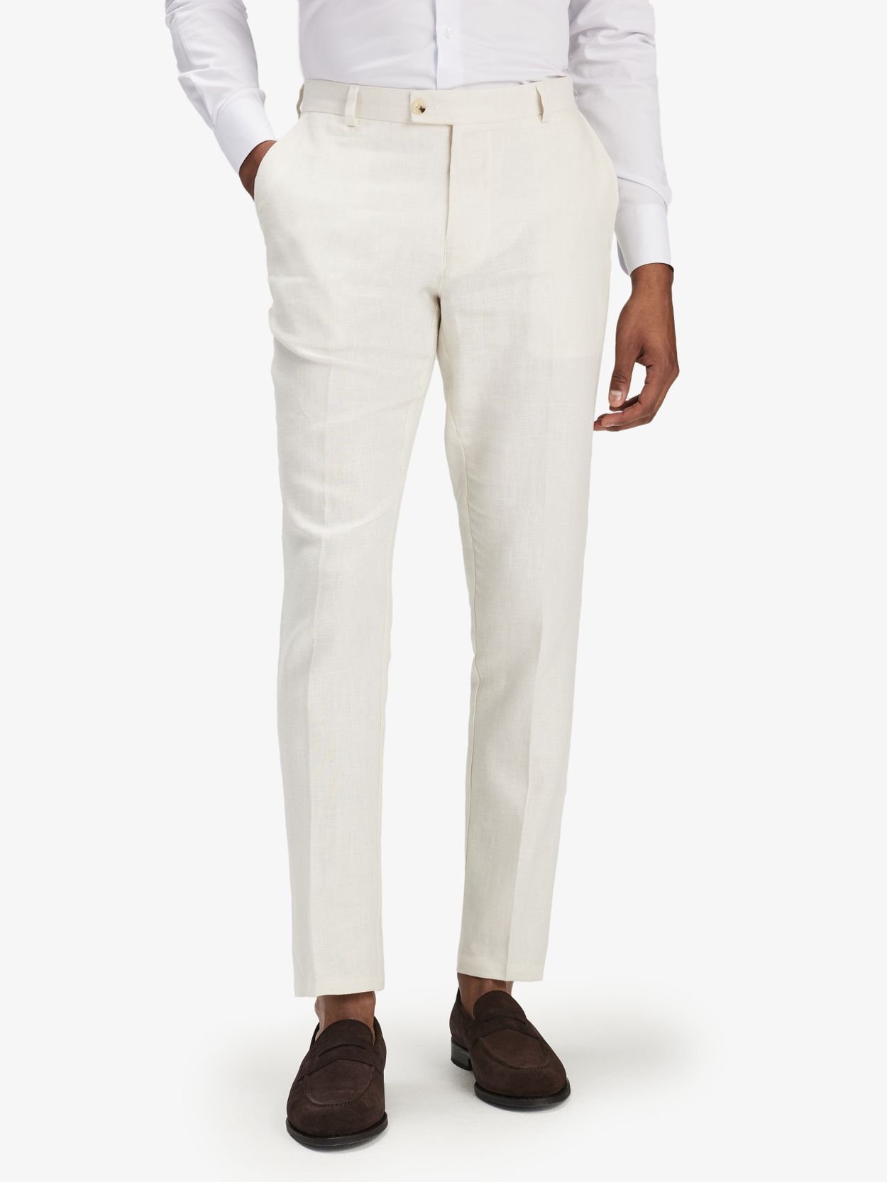 Sand Linen Trousers Santino