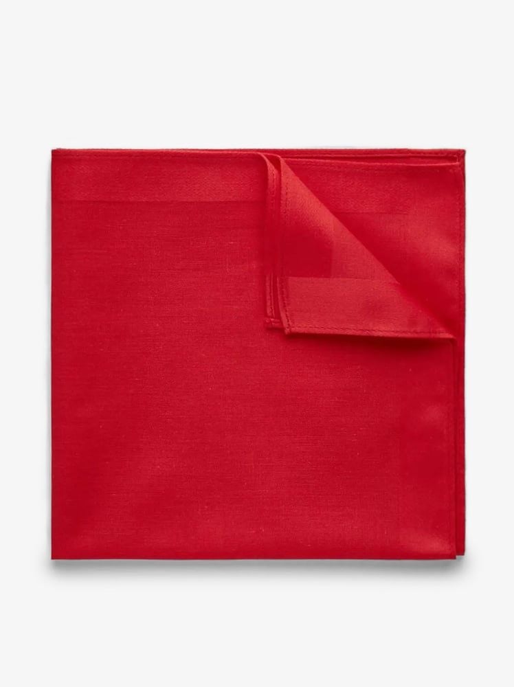Red Pocket Square