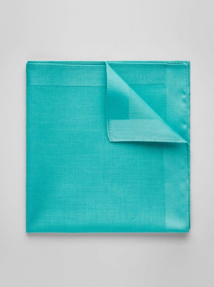 Turquoise Pocket Square