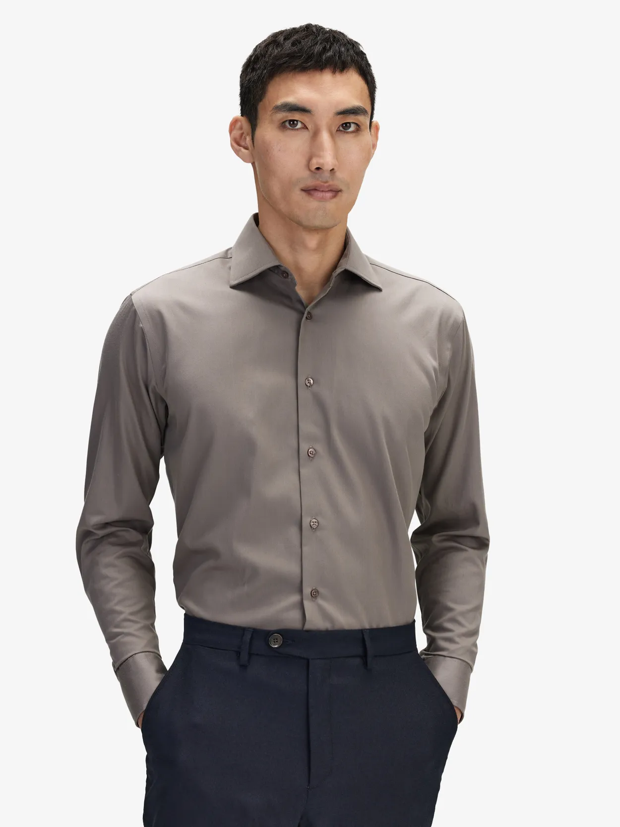 Light Brown Twill Shirt