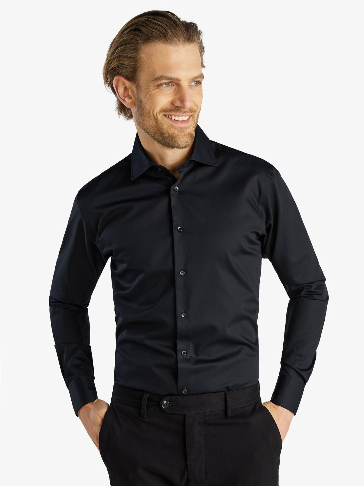 Black Twill Shirt