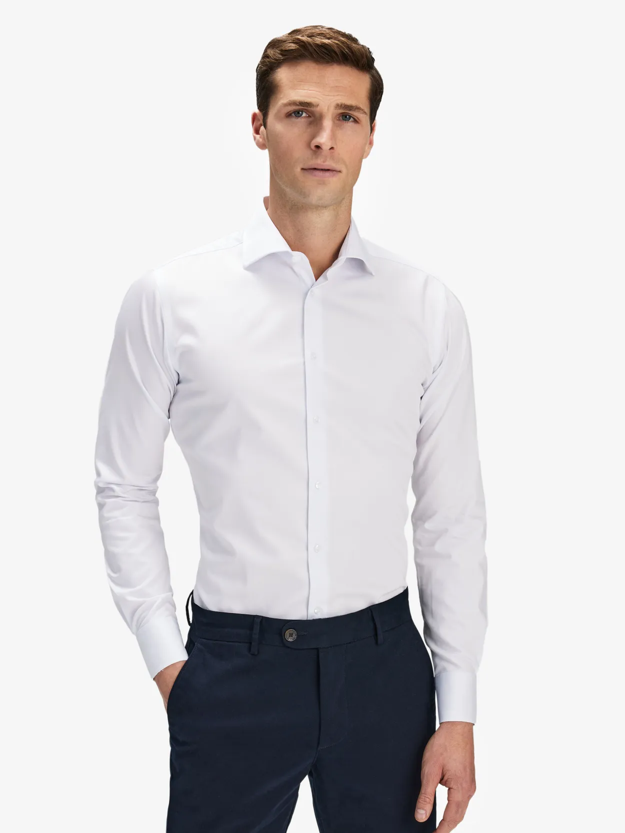 Chemise en Twill Blanche