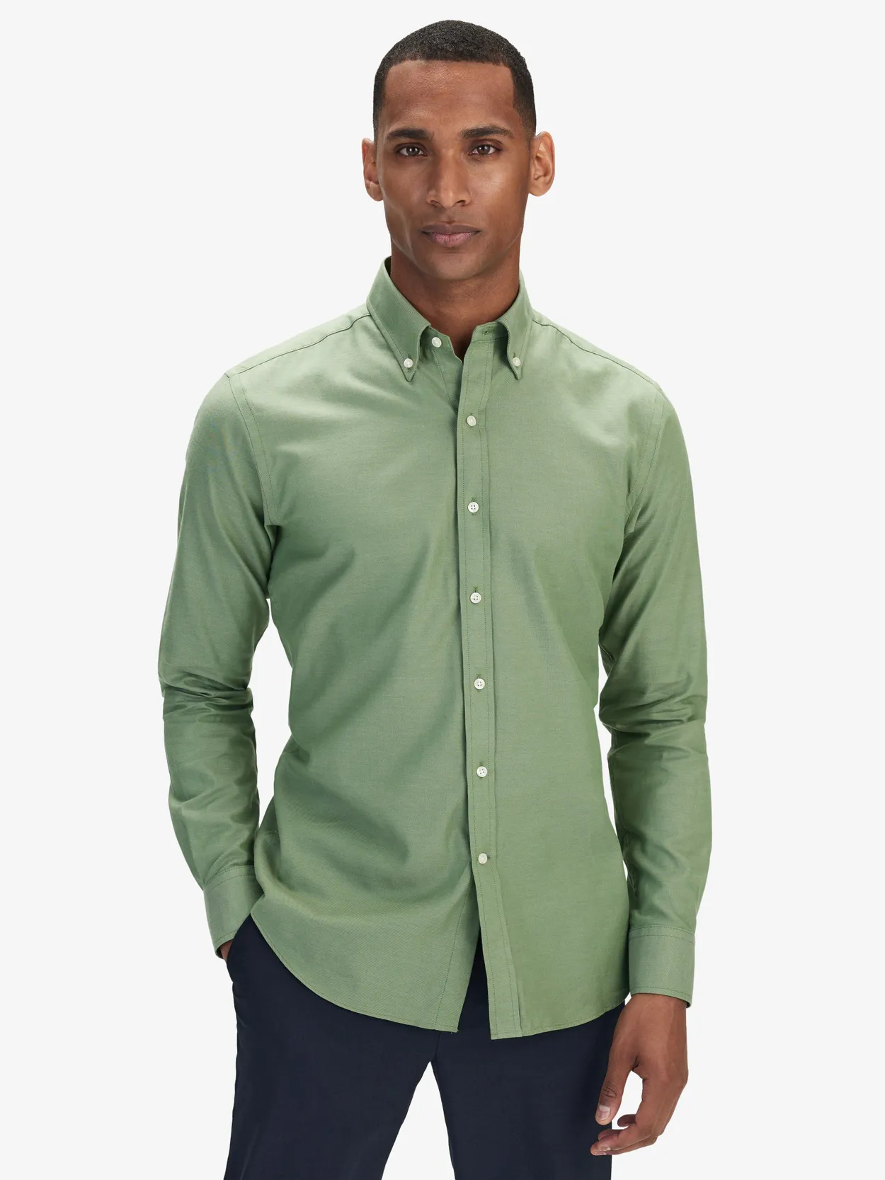 Grøn Flannel Skjorte
