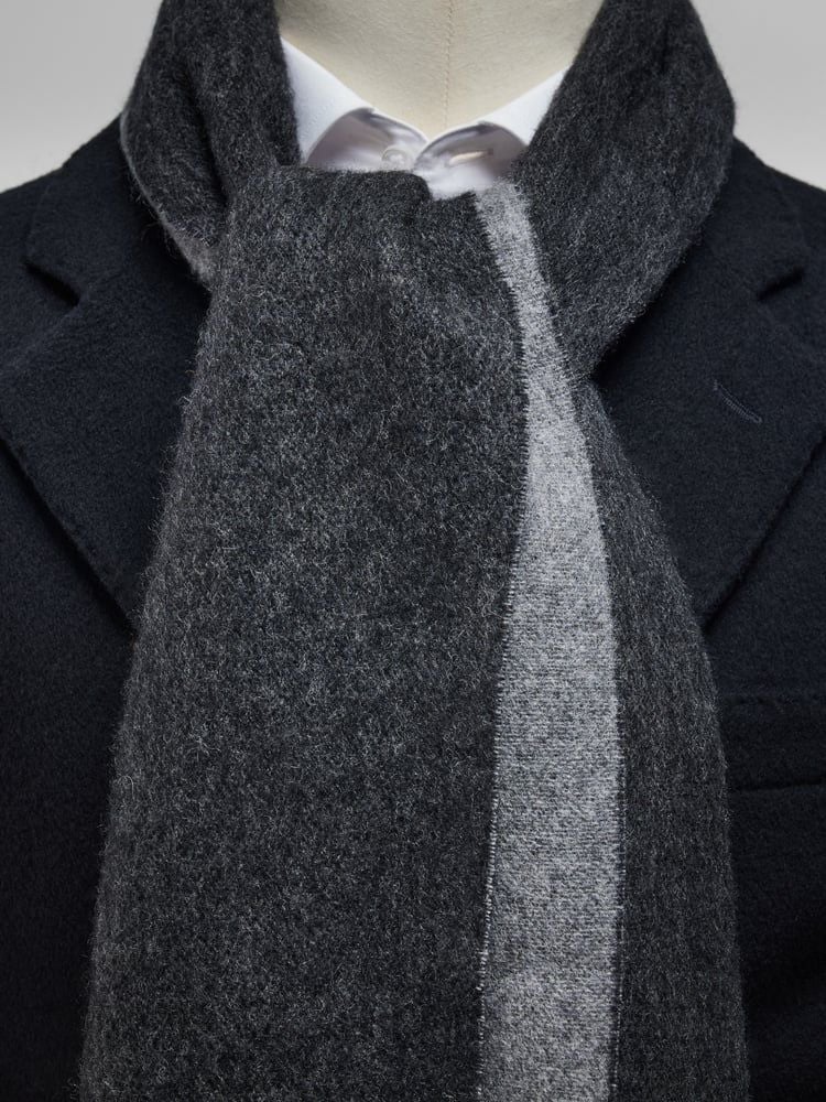 Dark Grey Winter Scarf