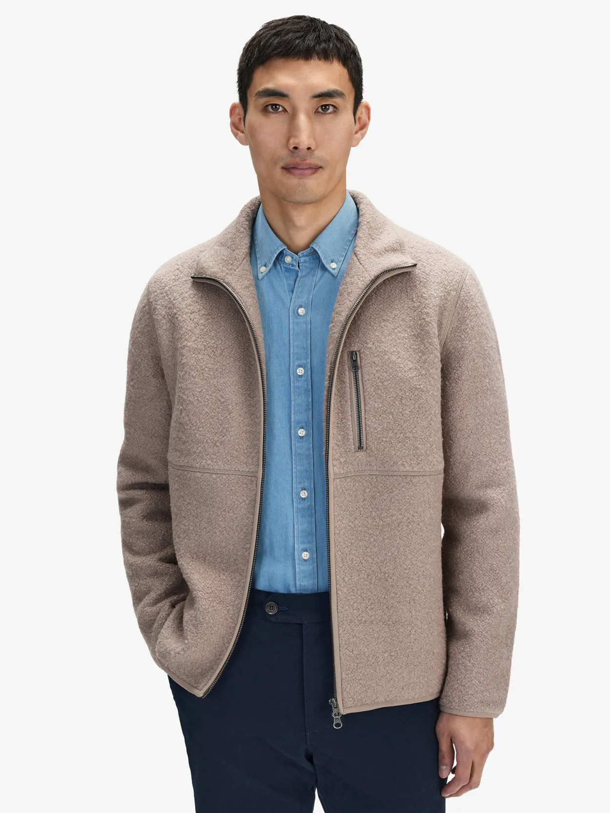 Beige Fleece Jacket