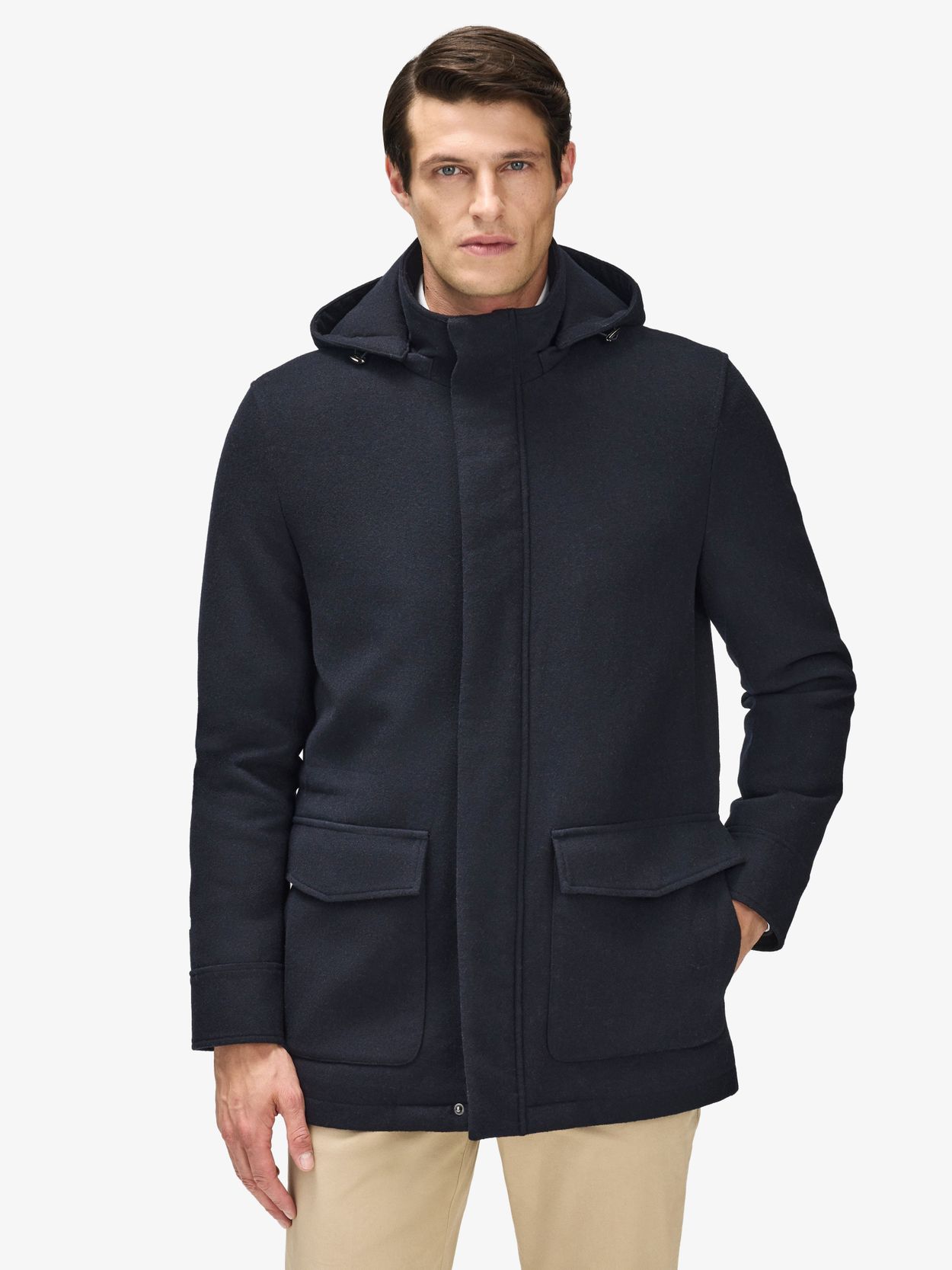 Wool Hooded Coat - Buy online | John Henric Wool Hooded Coat - Buy online | John Henric